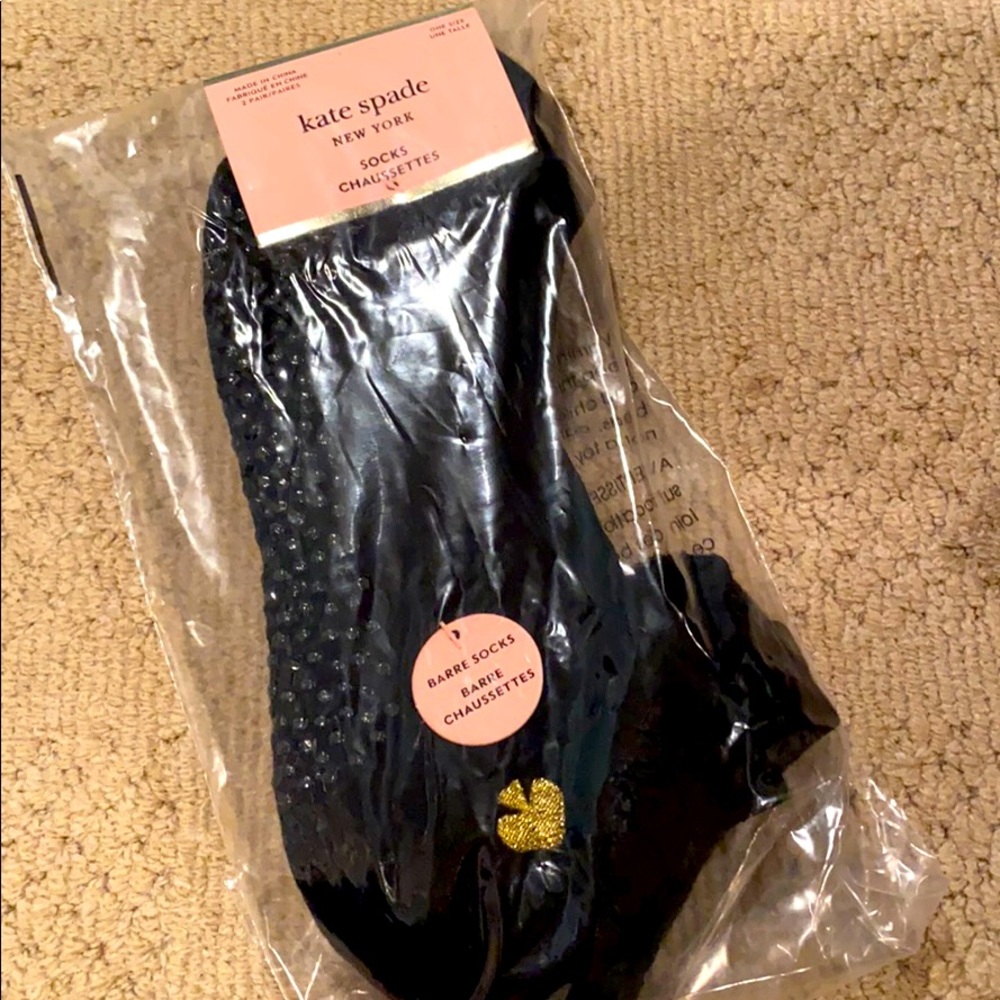NWT Kate Spade barre socks